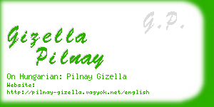 gizella pilnay business card